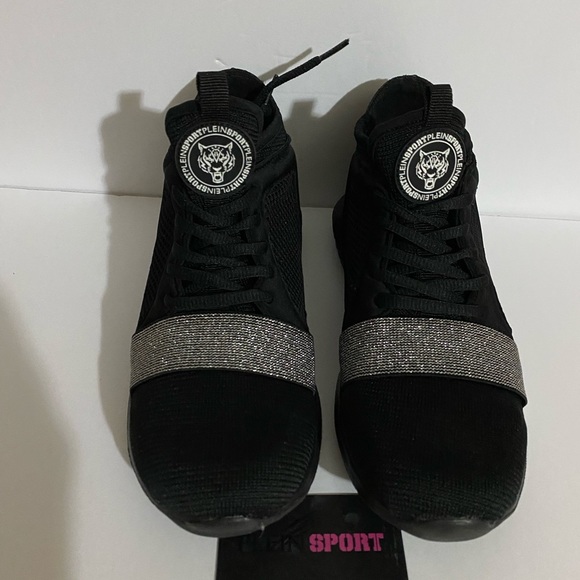 PHILIPP PLEIN SNEAKERS RUNNER “ SUE “ black size us 8 - Picture 4 of 11